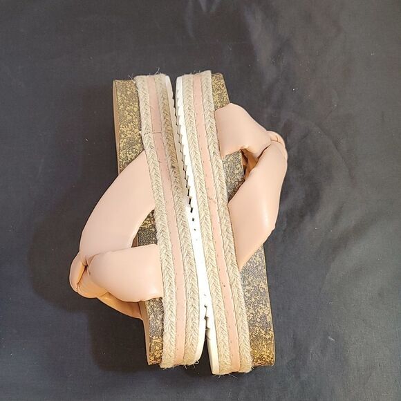 BRAND NEW QUPID CANCUN WOMEN'S PLASFORM SLIDE WEDGE SANDALS - Picture 10 of 16